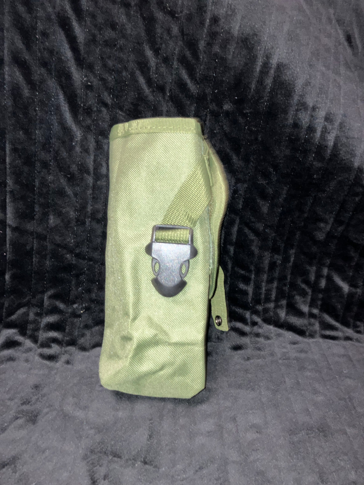 Military-Style OD Green MOLLE Radio / Utility Pouch