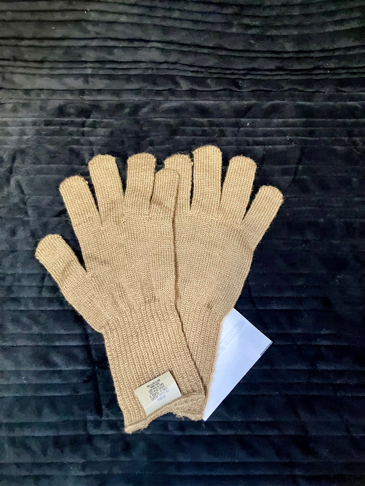 USGI Coyote CVC Wool Glove Inserts – Medium