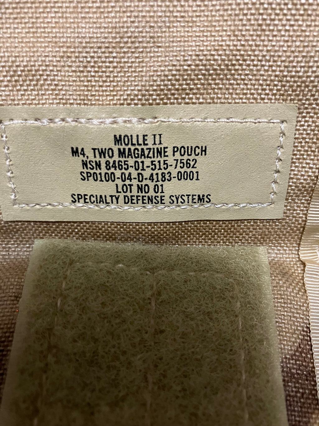 USGI DCU 3-Color Desert M4 Magazine Pouch