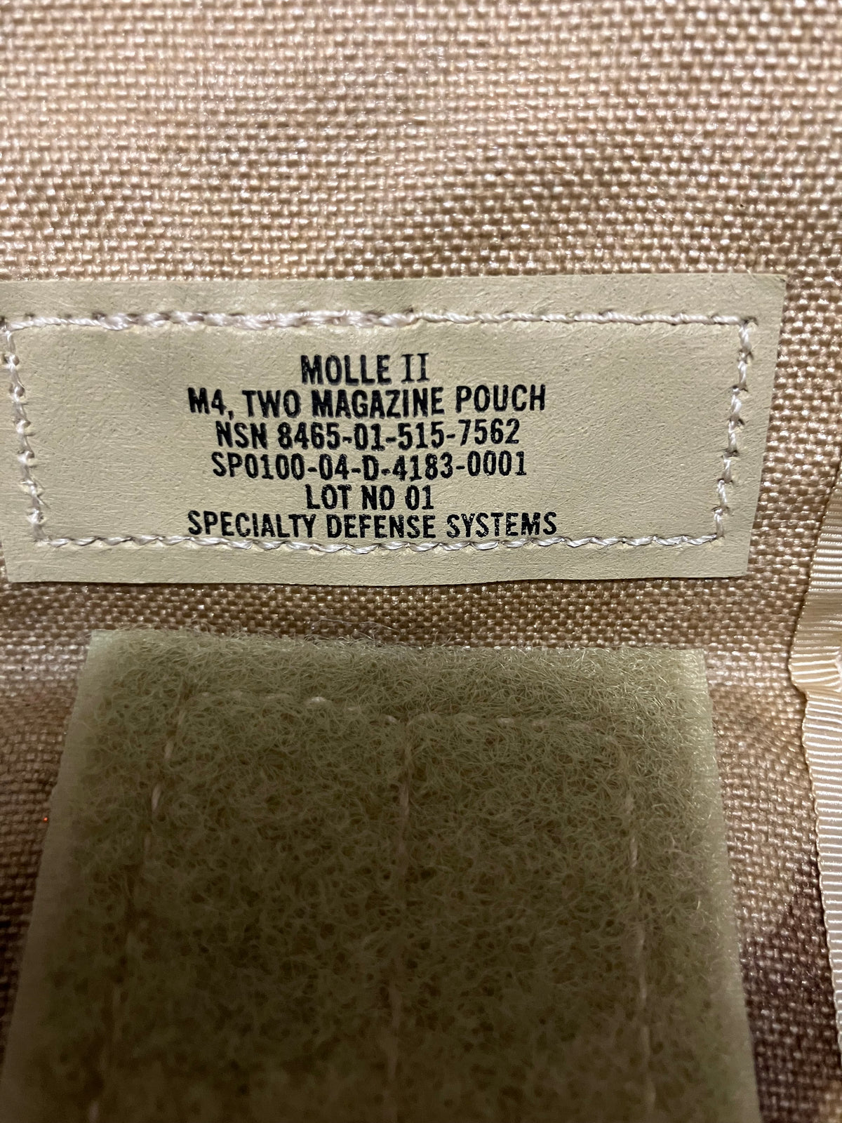 USGI DCU 3-Color Desert M4 Magazine Pouch
