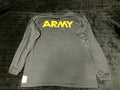 U.S. Army APFU Long Sleeve PT Shirt – Black/Gold – Medium