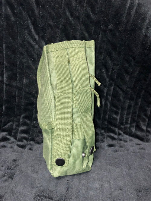 Military-Style OD Green MOLLE Radio / Utility Pouch