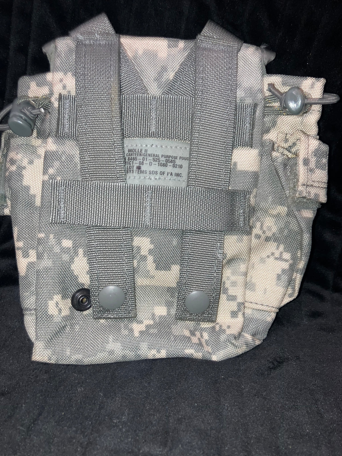 USGI Military Surplus General Purpose Pouch – ACU UCP Digital Camo – MOLLE Utility Pouch