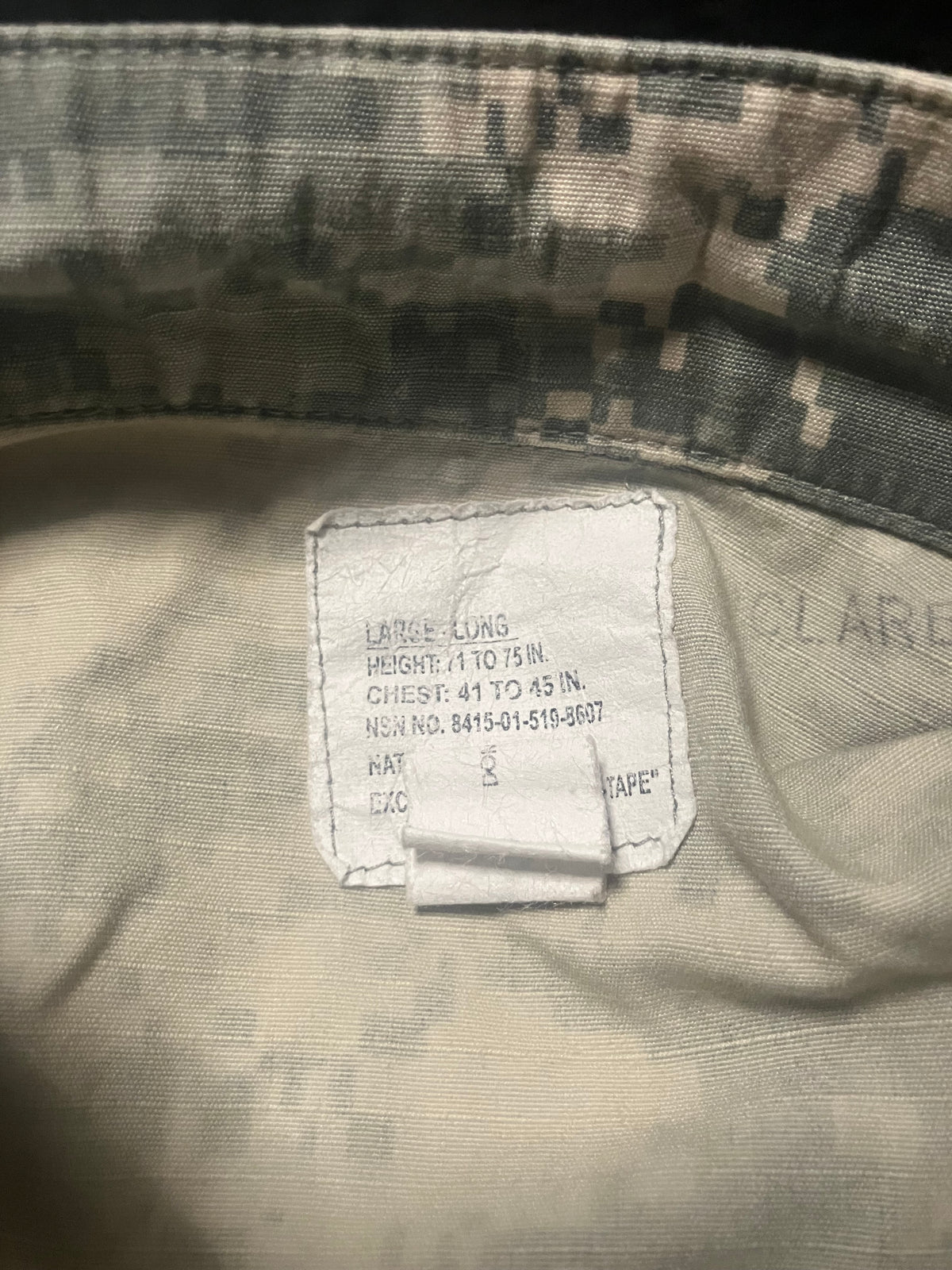 USGI Military Surplus ACU Combat Coat – UCP Digital Camo Army Uniform Top