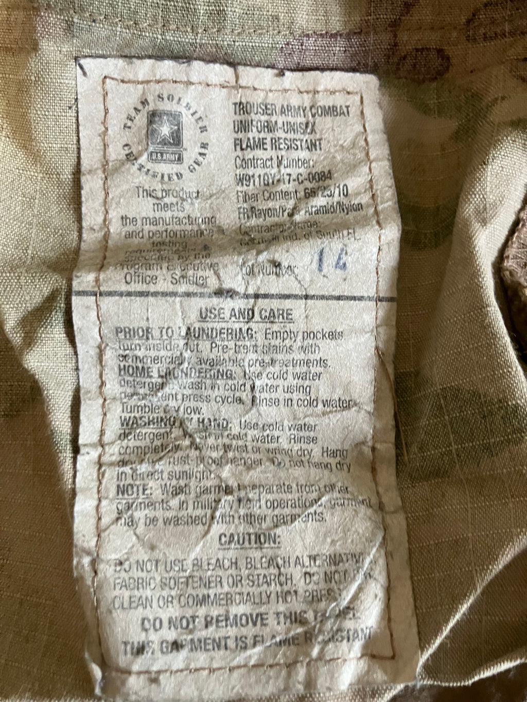 USGI Army OCP Scorpion W2 Combat Uniform Pants – Small Regular